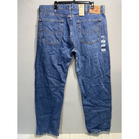 Levis 505 Jeans Men's 38x30 Regular Straight Leg Medium Wash Roomy Thigh NEW - Picture 1 of 13